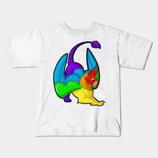 Rainbow Gryphon Kids T-Shirt